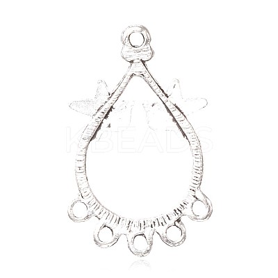 Tibetan Style Alloy Chandelier Components Links PALLOY-K209-02A-AS-1