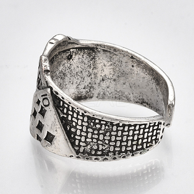 Alloy Cuff Finger Rings RJEW-T006-23-1