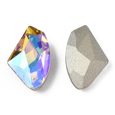 48Pcs Glass Rhinestone Cabochons MRMJ-N029-03-11-1