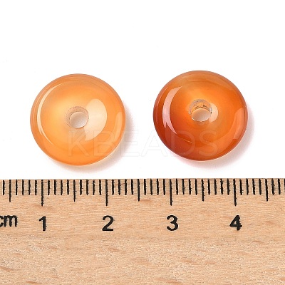 Natural Agate Dount/Pi Disc Charms G-L646-09B-02-1
