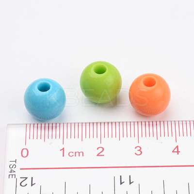 Mixed Color Acrylic Jewelry Beads PAB702Y-1