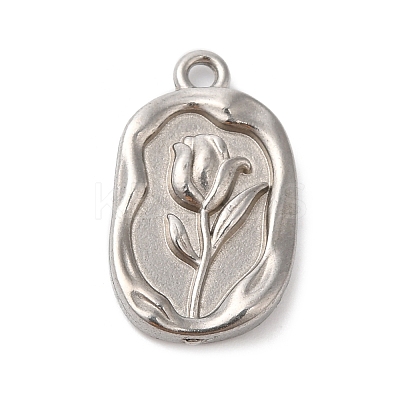 304 Stainless Steel Pendants STAS-D049-03E-1