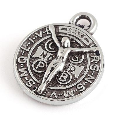 Tibetan Style Alloy Pendants TIBE-S298-190AS-LF-1