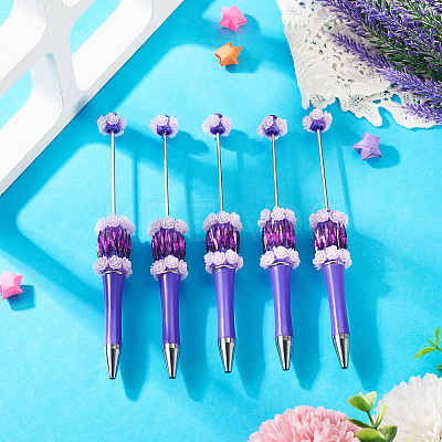 Flower Plastic Ballpoint Pen LS-BT-TAC0045-002A-1