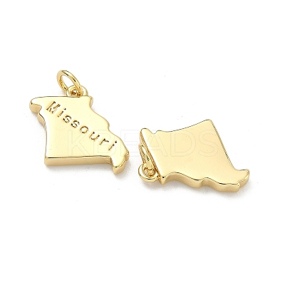Brass Pendants KK-D229-22V-G-1