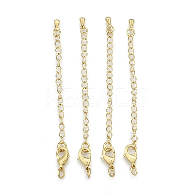 Long-Lasting Plated Brass Chain Extender LS-KK-F711-09G-1