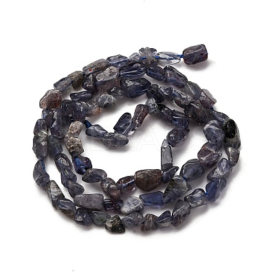Natural Iolite/Cordierite/Dichroite Beads Strands G-I389-A34-01B-1