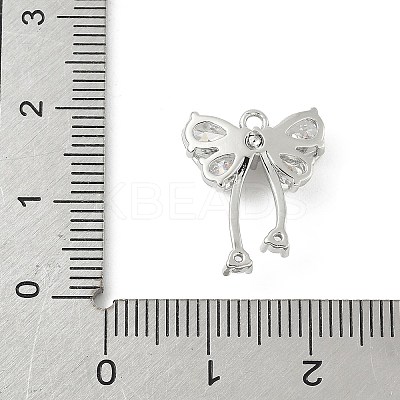 Brass Micro Pave Cubic Zirconia Pendants KK-M326-18B-P-1