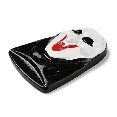 Ghost Mask Halloween Opaque Resin Decoden Cabochons RESI-R446-02D-1