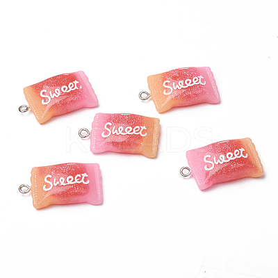 Resin Pendants RESI-TAC0002-19E-1