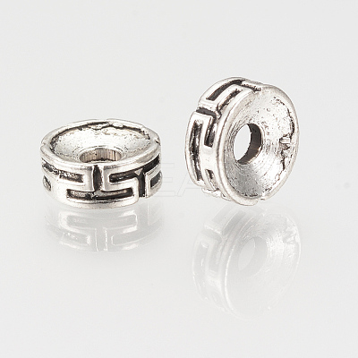 Tibetan Style Spacer Beads X-TIBEP-S315-46AS-NR-1