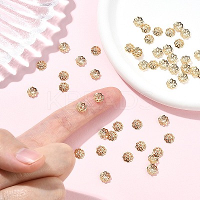 SHEGRACE Brass Beads Caps XGRPCU187-280G-1