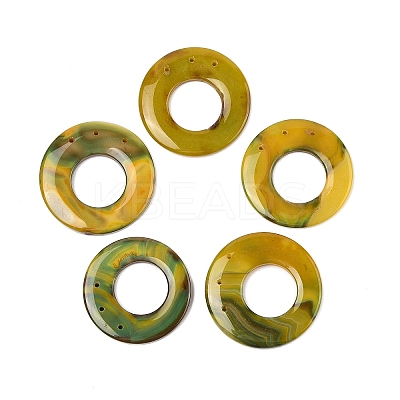 Natural Agate Dyed Big Pendants G-N344-04A-1