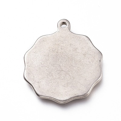 Non-Tarnish 201 Stainless Steel Pendants STAS-Z019-10P-1