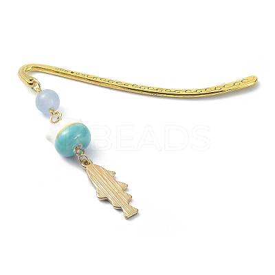 Japanese Style Maneki-neko Bookmark AJEW-JK00260-04-1