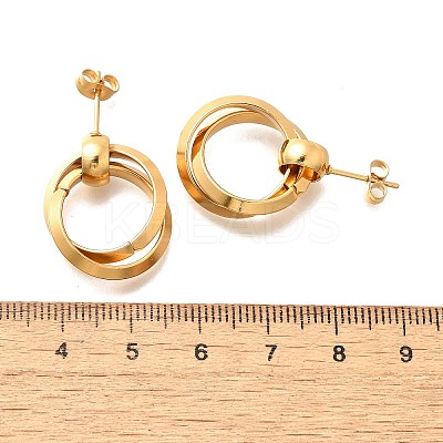 201 Stainless Steel Earrings EJEW-Q026-02G-A-1