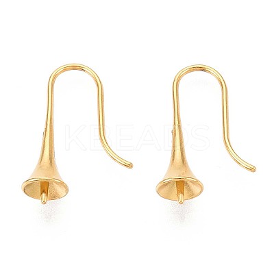 Ion Plating(IP) 304 Stainless Steel Earring Hooks STAS-N108-30G-1