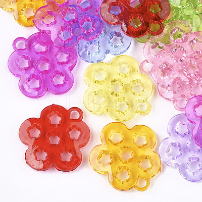Transparent Acrylic Pendants TACR-S133-076-1