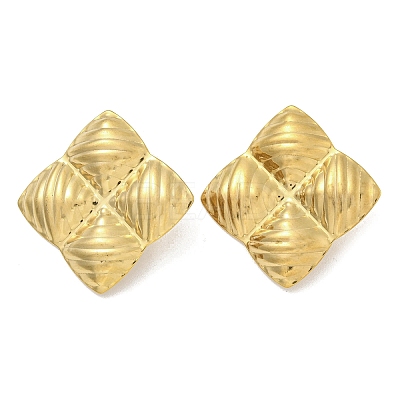 Ion Plating(IP) 304 Stainless Steel Earings STAS-S146-15G-1