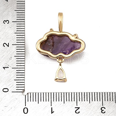 Natural Amethyst Carved Pendants GG-CBA5963-03B-1