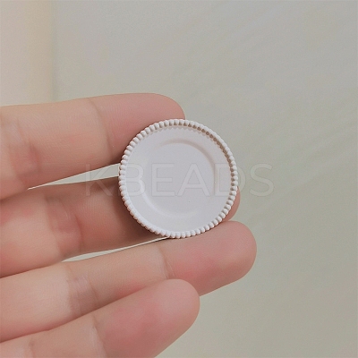Spray Printed Alloy Plates Miniature Ornaments PW-WG8112A-01-1