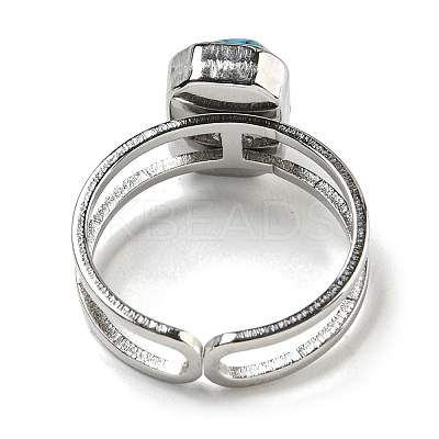 304 Stainless Steel Open Cuff Rings RJEW-C079-03P-1