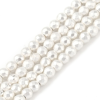 Electroplated Synthetic Non-Magnetic Hematite Beads Strands G-U003-13B-1