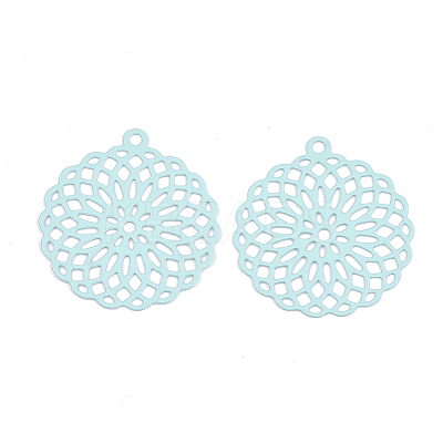 430 Stainless Steel Filigree Pendants LS-X-STAS-S108-03C-1
