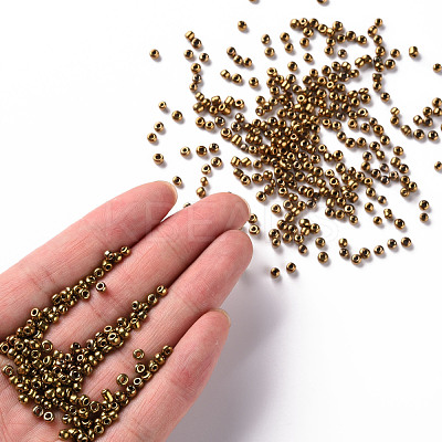 (Repacking Service Available) 8/0 Glass Seed Beads SEED-C018-3mm-601-1