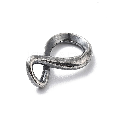 925 Sterling Silver Infinity Linking Rings STER-R001-05S-1