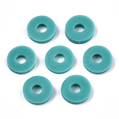 Handmade Polymer Clay Beads CLAY-Q251-6.0mm-107-1