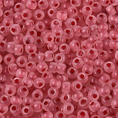 6/0 Transparent Inside Colours Glass Seed Beads SEED-N008-08L-1