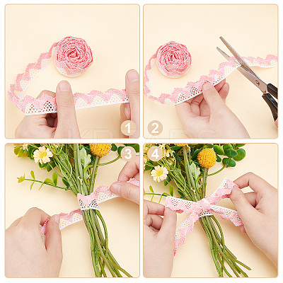 10 Colors Cotton Lace Ribbon Edge Trimmings OCOR-AR0001-37-1