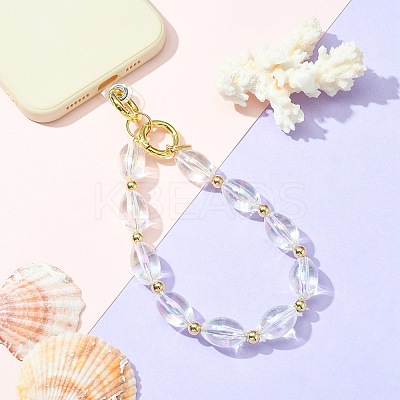 Acrylic & CCB Plastic Beaded Bag Straps HJEW-JM01083-04-1