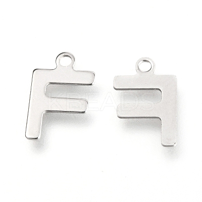 Non-Tarnish 201 Stainless Steel Charms X-STAS-C021-06P-F-1