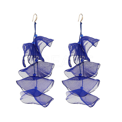 Bohemian Cloth Dangle Earrings for Women WG4D7D2-01-1