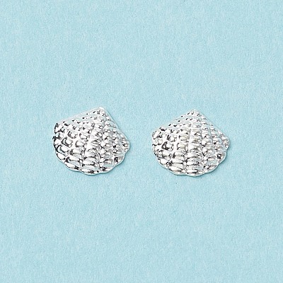 (Defective Closeout Sale: Oxidation) Brass Metallic Nail Cabochons MRMJ-XCP0001-37S-1