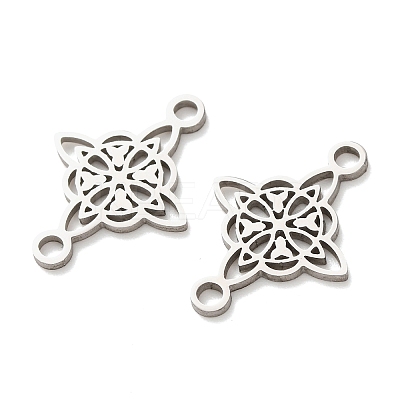 304 Stainless Steel Viking Knot Links Connector Charms STAS-A141-03P-1