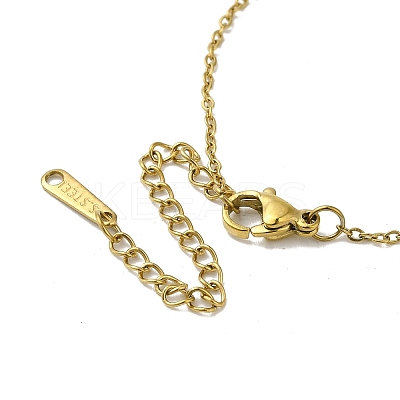 Brass Micro Pave Clear Cubic Zirconia Pendants Necklaces NJEW-K269-03B-G-1