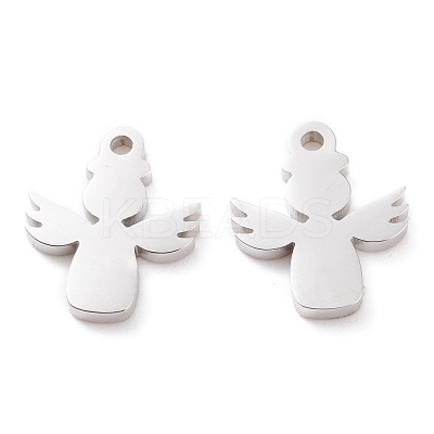 Non-Tarnish 304 Stainless Steel Charms STAS-Y002-14P-1