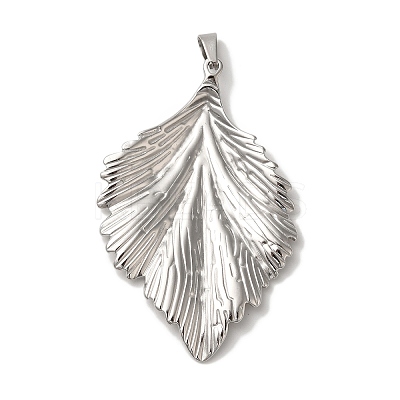 Non-Tarnish 304 Stainless Steel Big Pendants STAS-M017-10P-1