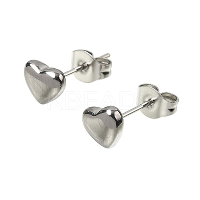 304 Stainless Steel Stud Earrings for Women EJEW-G459-01C-P-1