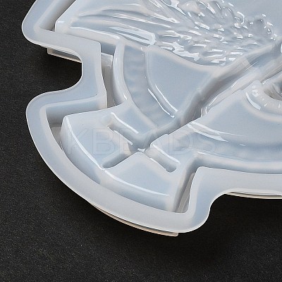 Cross DIY Jewelry Plate Silicone Molds DIY-P074-03-1