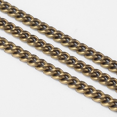 Iron Cuban Link Chains CH-R013-4.5x3mm-AB-NF-1