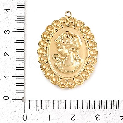 304 Stainless Steel Enamel with ABS Plastic Imitation Pearl Pendants STAS-Z185-02G-1
