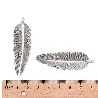 Tibetan Style Alloy Big Pendants TIBEP-A123193-AS-FF-1