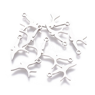 Tarnish Resistant 201 Stainless Steel Pendants STAS-Q201-T158-1