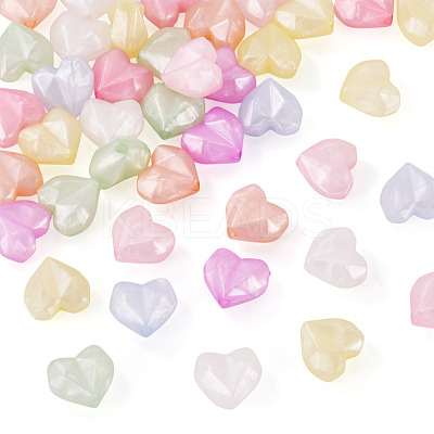 Luminous Transparent Acrylic Beads LACR-TA0001-07B-1