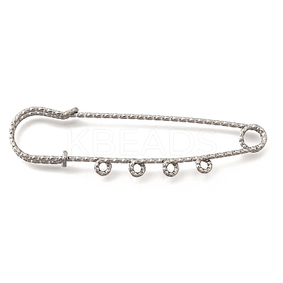 304 Stainless Steel Safety Pins Brooch Findings STAS-K252-11C-P-1