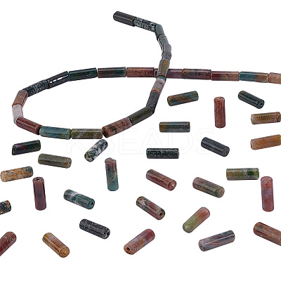 2 Strands Natural Indian Agate Beads Strands G-PH0002-41-1